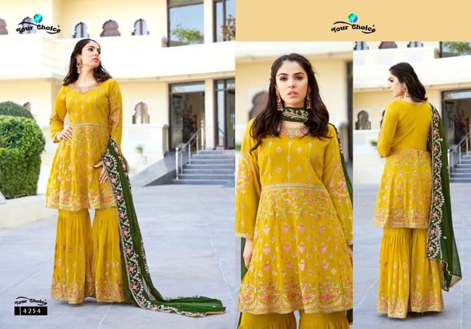 Your Choice Zaira New Heavy Georgette Wedding Wear  Embroidery Salwar Kameez Collection